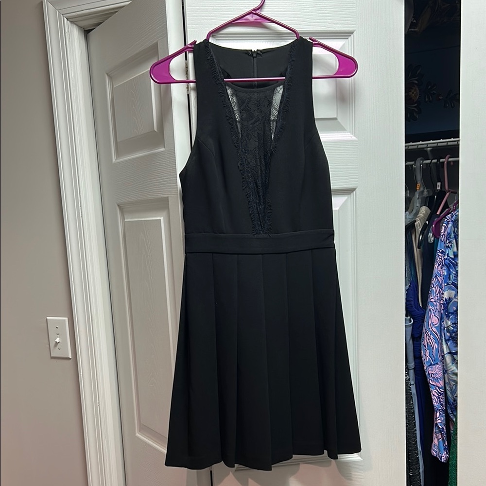 BCBG Elegant Black Sleeveless Dress
